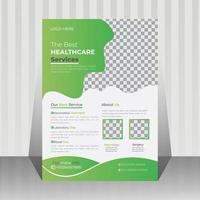 Healthcare Medical poster and flyer design template vector