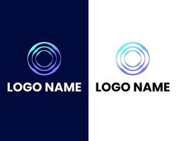 letter o modern business logo design template vector