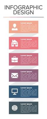 Infographic Design template business flat background element set design