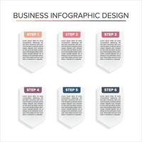 Element set Modern Infographic Design idea business elegant presentation vector