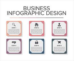 Element set Modern Infographic Design ideas elegant presentation business vector