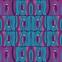 Mosaic of lines seamless pattern in dodle style. Hand drawn abstract wood texture vintage ornament. vector