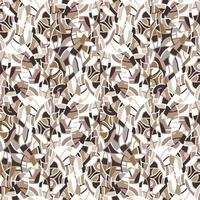 Decorative linear kaleidoscope mosaic ornament. Abstract shapes seamless pattern. vector