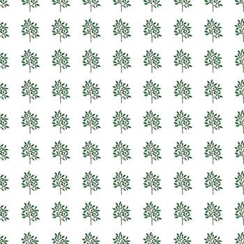 ramas dibujadas a mano con hojas de patrones sin fisuras. fondo de boceto botánico. Fondo de pantalla sin fin de rama de bosque decorativa. vector