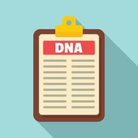 Dna checkboard icon, flat style vector