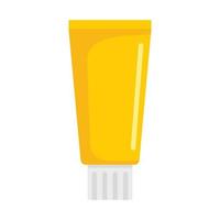 Honey toothpaste icon, flat style vector