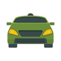 Smart modern car icon, flat style vector