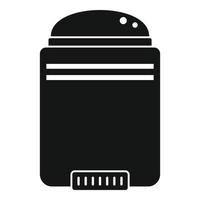 Antiperspirant icon, simple style vector