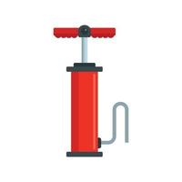 Car air pump icon, flat style vector