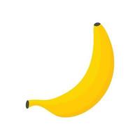 icono de plátano fresco, tipo plano vector