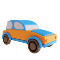 3D illustration toy car png