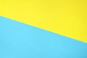 Texture background of fashion pastel colors. Yellow, and blue geometric pattern papers. minimal abstract photo