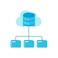 database server data storage technology on cloud computing for file security png