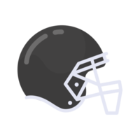 A rugby helmet to protect American football players. png