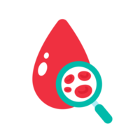 drops of red blood. Blood donation Helping ideas with a blood test. png