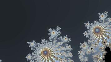 bellissimo zoom nell'infinito matematico mandelbrot set frattale. video