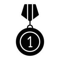 Modern design icon of medal vector