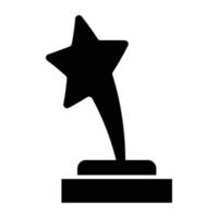 un icono de diseño perfecto del premio estrella vector