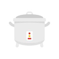 icono de cocina, estilo plano vector