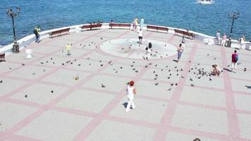 une promenade en bord de mer video