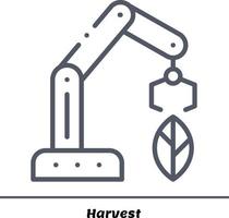 Smart Modern Harvest Farming, Agriculture Vector Bundle File Fully Editable and scalable