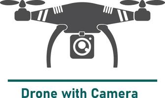 New era Modern Drone Icon fully editable and scalable vector