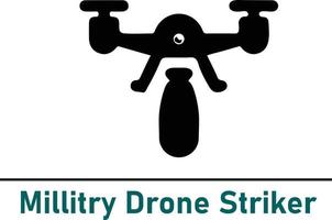 military drone striker icon vector file fully editable and scaable