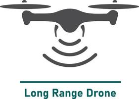 New era Modern Drone Icon fully editable and scalable vector