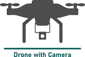 New era Modern Drone Icon fully editable and scalable vector