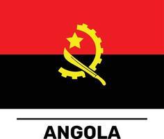 archivo vectorial de bandera de angola totalmente editable y escalable fácil de usar vector