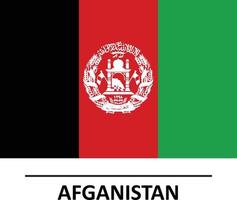 Vector Afghanistan flag fully scalable and editable