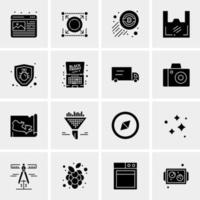 16 Universal Business Icons Vector Creative Icon Illustration to use in web and Mobile Related project