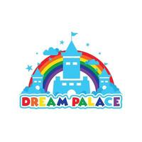 dream palace vector graphic element