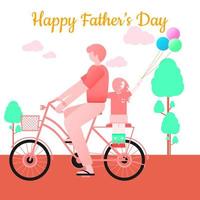 World fathers day vector art