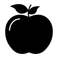 An icon design of apple vector