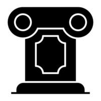 Perfect design icon of greek column vector