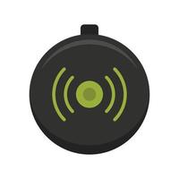 Wireless modern charger icon, flat style vector