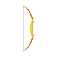 Archery bow icon, flat style vector