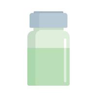 Liquid for injection icon, flat style vector