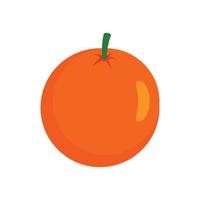 Whole grapefruit icon, flat style vector