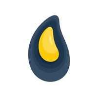 Mussels icon, flat style vector