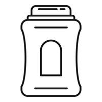 Lotion deodorant icon, outline style vector