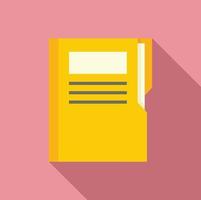 Editor folder icon, flat style vector