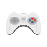 Videogame controller icon, flat style vector