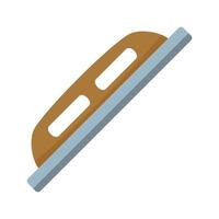 Grout construction tool icon, flat style vector