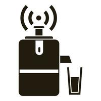 Smart juice equipment icon, simple style vector