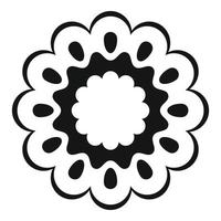 Section corn icon, simple style vector