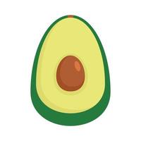 Guacamole icon, flat style vector