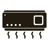 Air conditioner icon, simple style vector