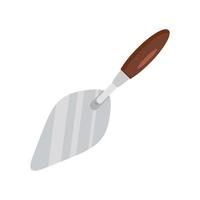 Trowel tool icon, flat style vector